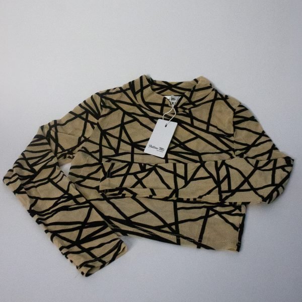 Top "Segunda Piel" Geométrico