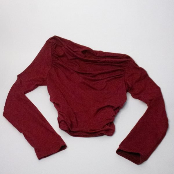 Top "Diva" con Drapeado Lateral